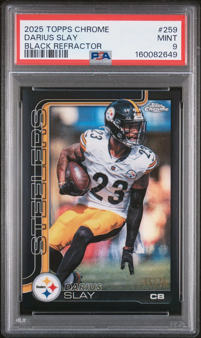 2025 #259 Darius Slay PSA 9 Topps Chrome
