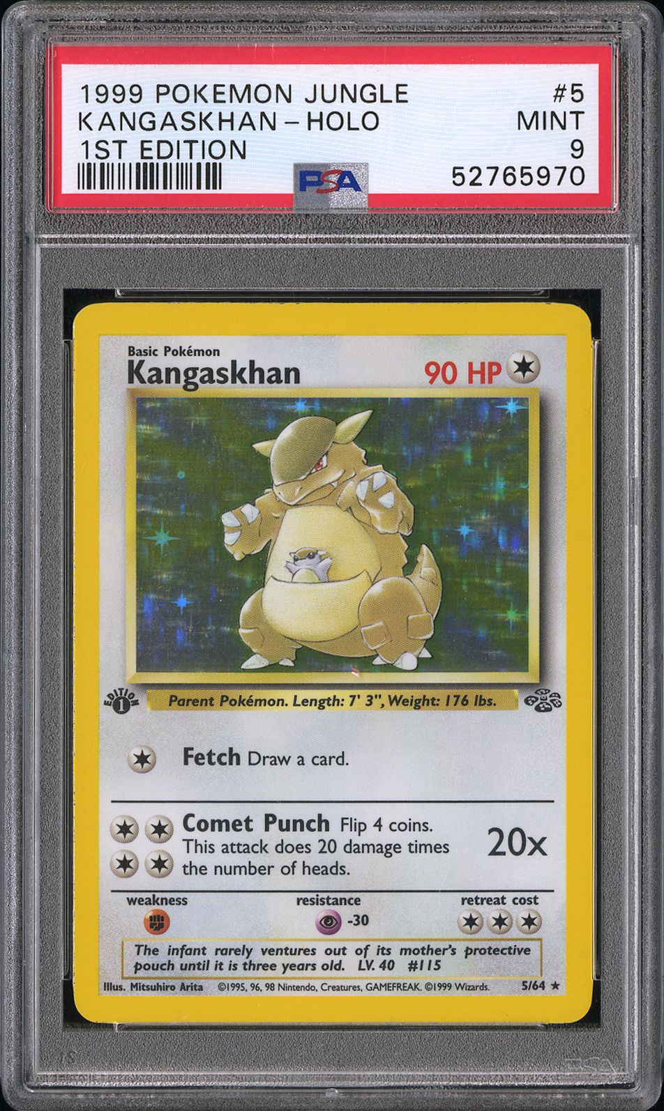 Kangaskhan-Holo 1st Edition