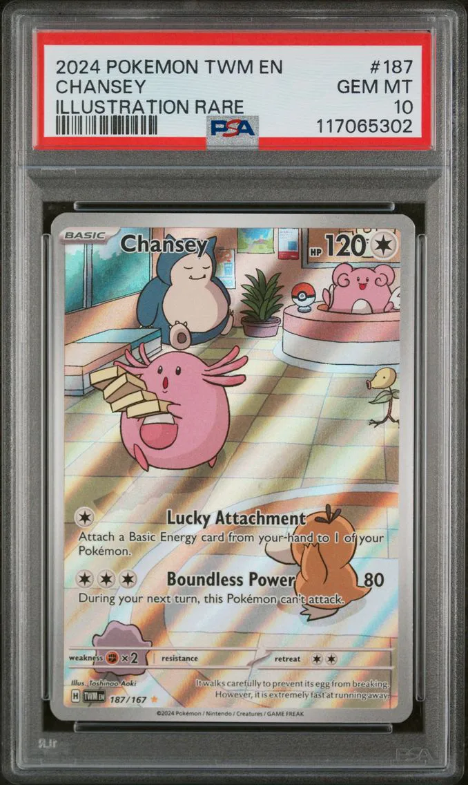 2024 #187 Chansey PSA 10 Twm EN-