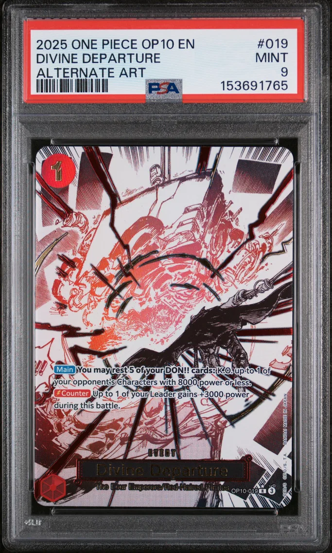 2025 #019 Divine Departure PSA 9 One Piece OP10-Royal Blood