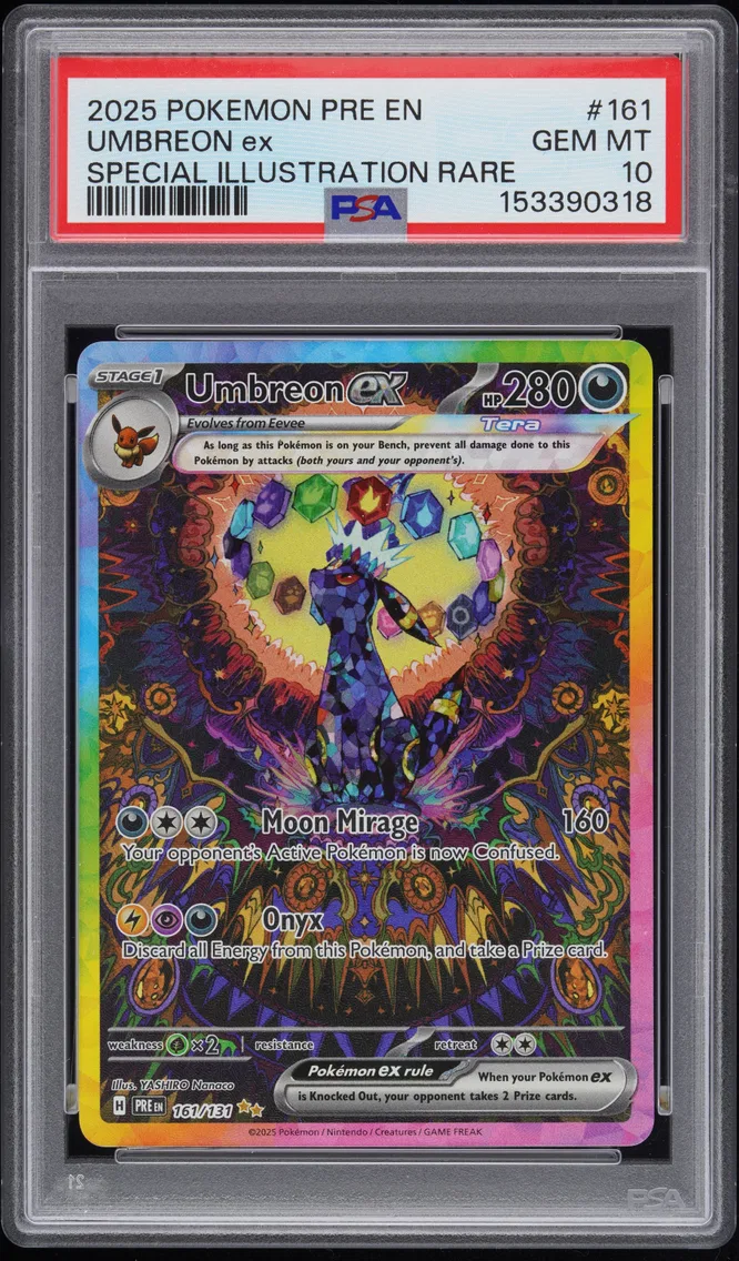 2025 #161 Umbreon EX PSA 10 Pre EN-Prismatic Evolutions