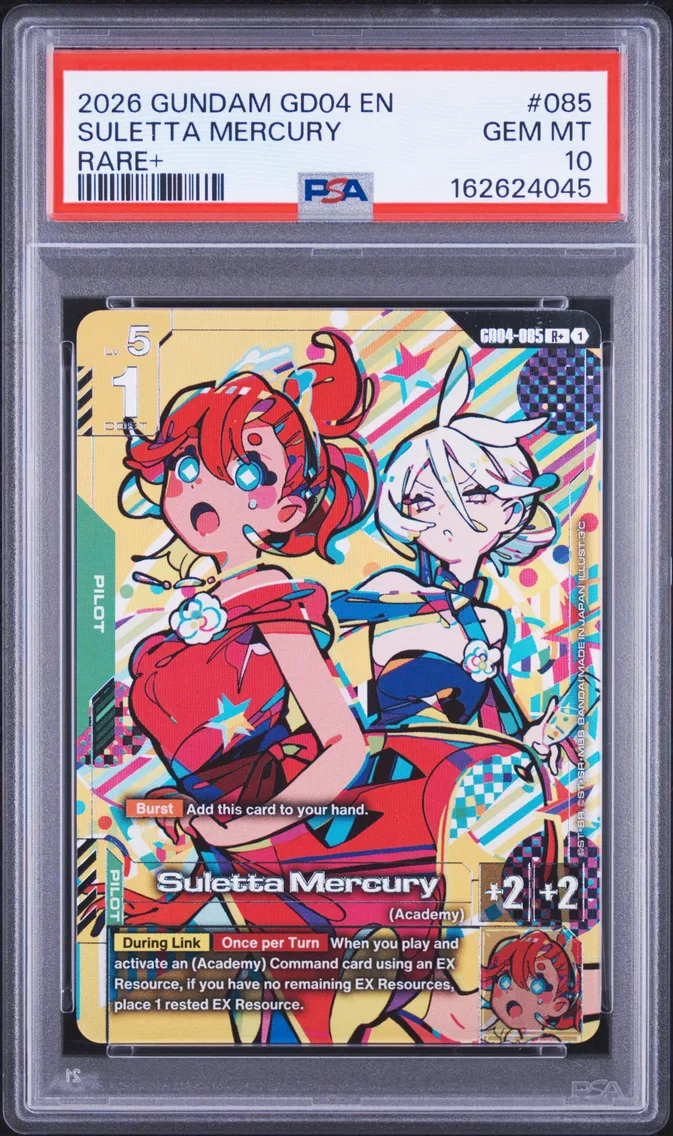 2026 #085 Suletta Mercury PSA 10 Gundam GD04-Phantom Aria