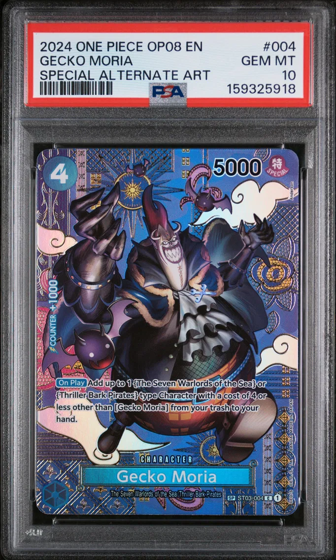 2024 #004 Gecko Moria PSA 10 One Piece OP08-Two Legends