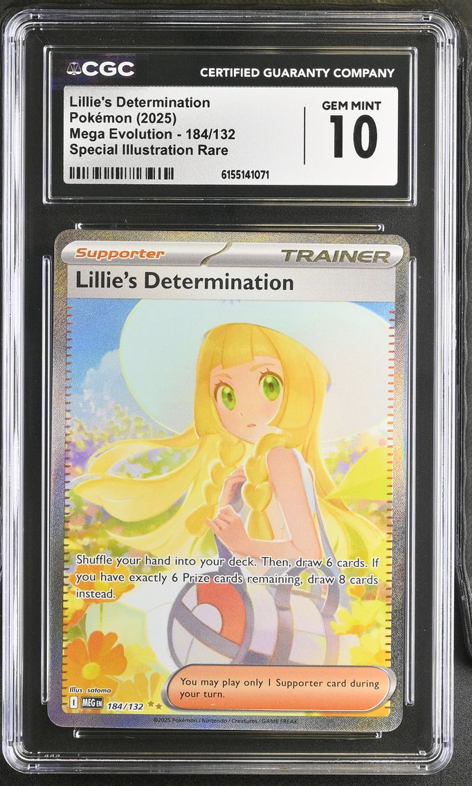 2025 #184 Lillie's Determination CGC 10 Mega Evolution - MEG EN - English