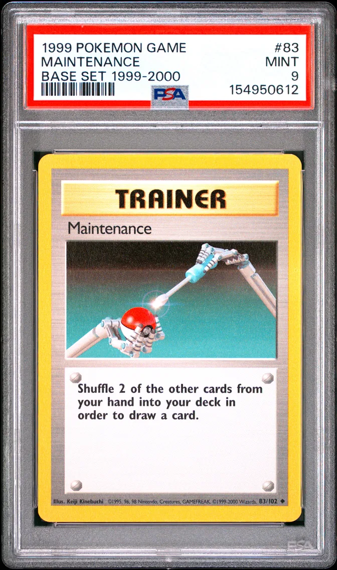1999 #83 Maintenance PSA 9 Game