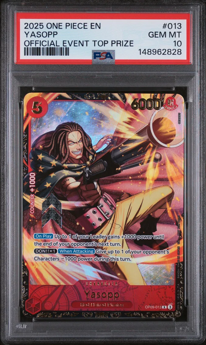 2025 #013 Yasopp PSA 10 One Piece Promos