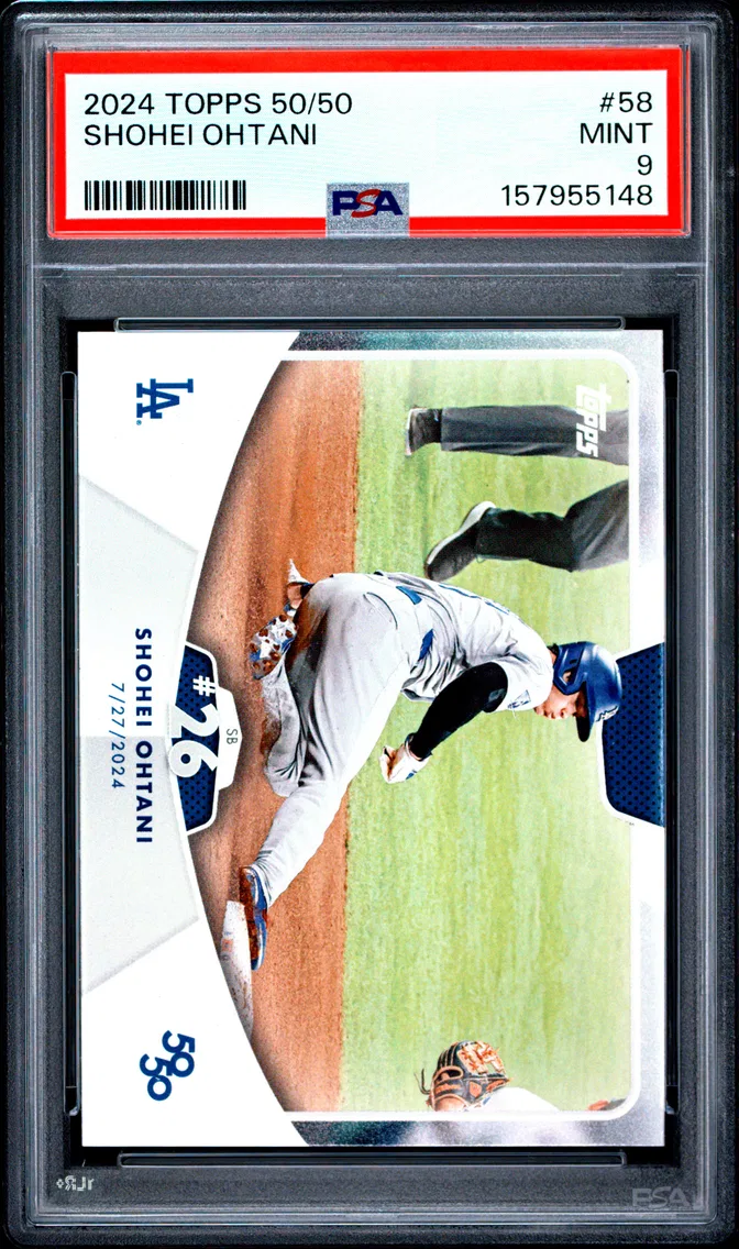 2024 #58 Shohei Ohtani PSA 9 Topps 50/50 Shohei Ohtani