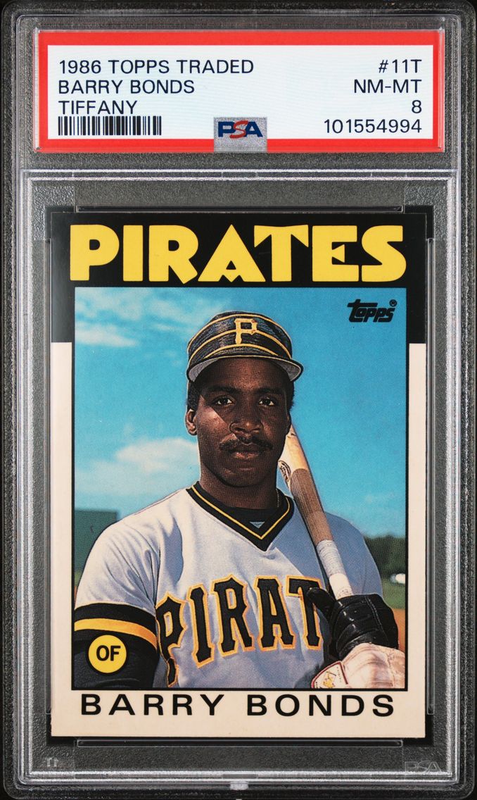 1986 #11T Barry Bonds PSA 8 Topp