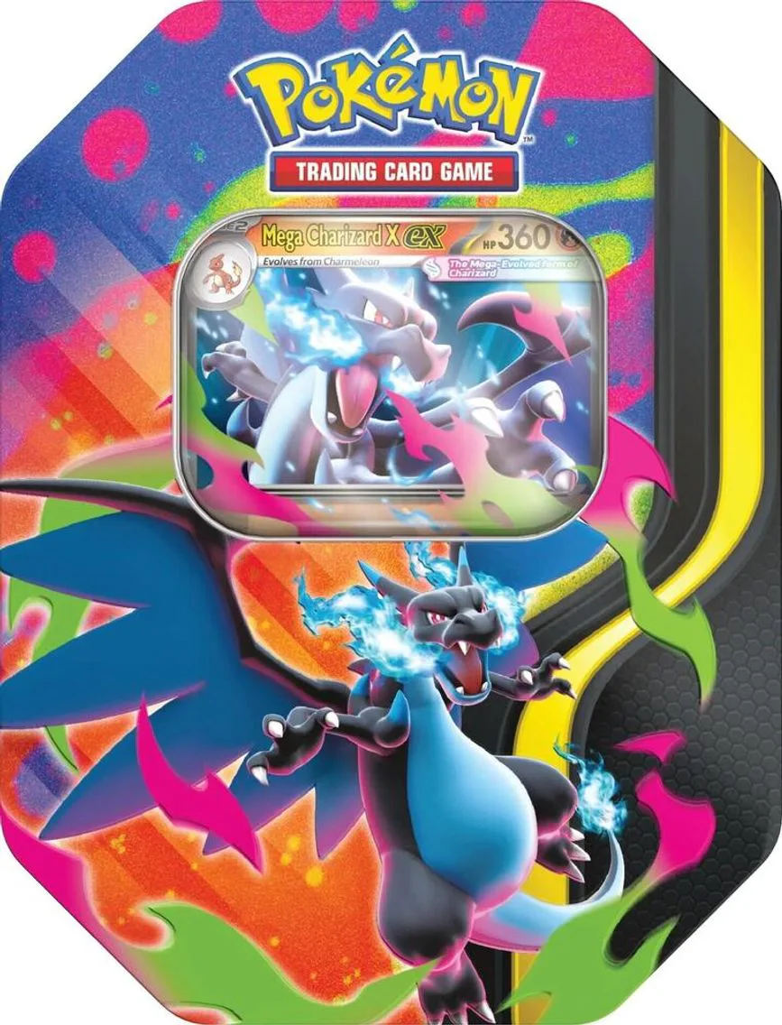 Mega Charizard Tin (Assorted)