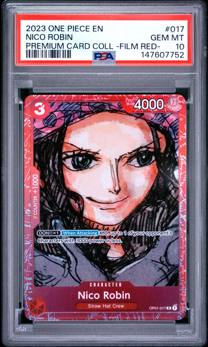 2023 #017 Nico Robin PSA 10 One Piece Premium Card Collection -One Piece Film Red-
