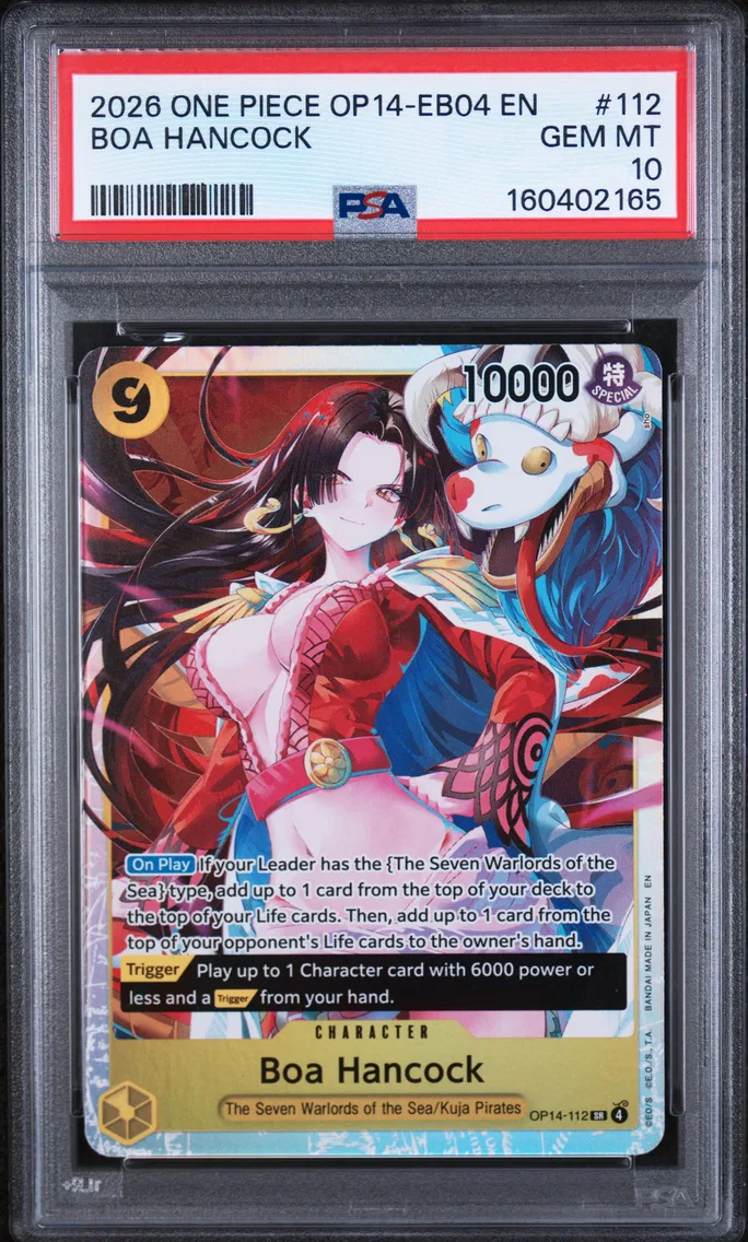 2026 #112 Boa Hancock PSA 10 One Piece OP14-EB04-the Azure Sea's Seven