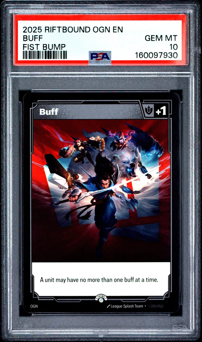 2025 #NA Buff PSA 10 Riftbound: League of Legends Ogn-Origins