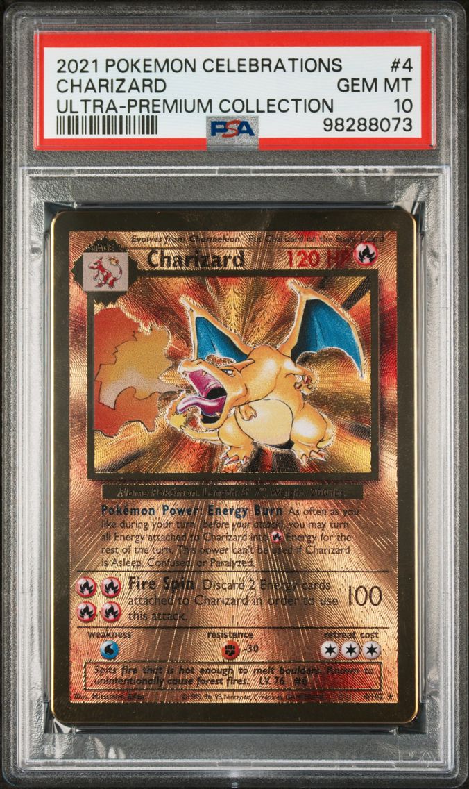 2021 #4 Charizard PSA 10 Celebra