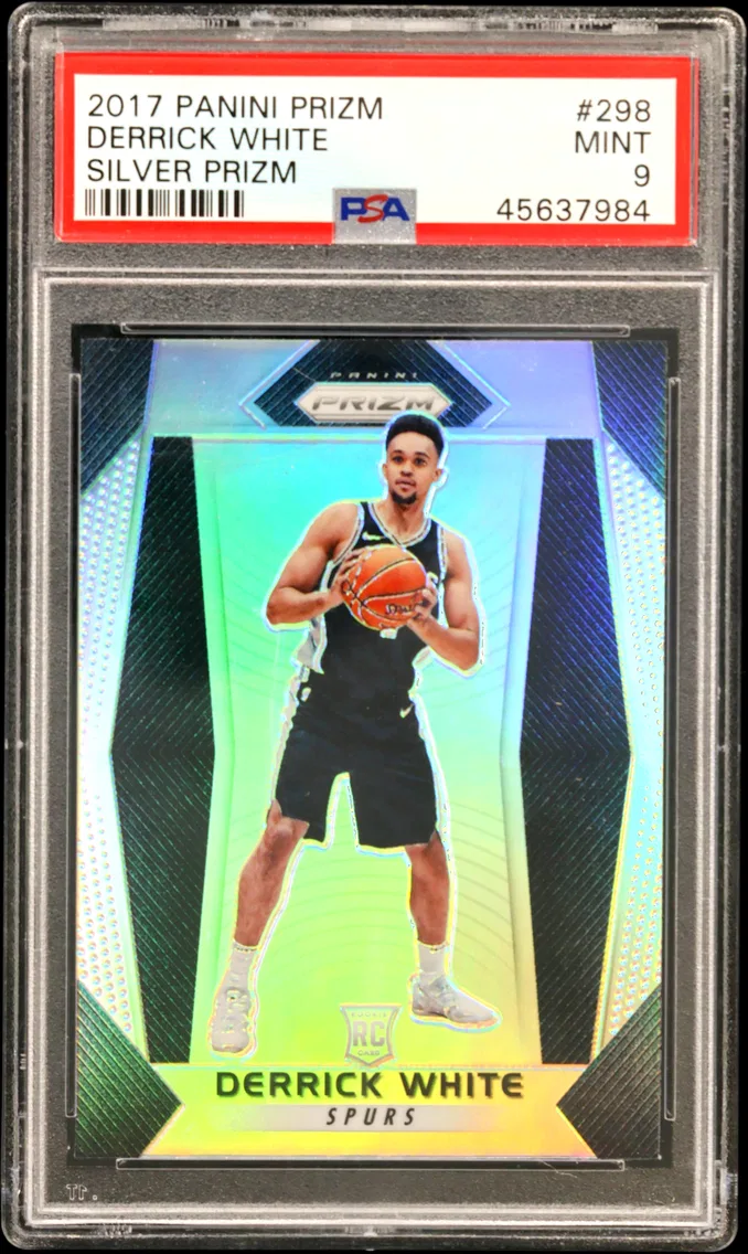 2017 #298 Derrick White PSA 9 Panini Prizm