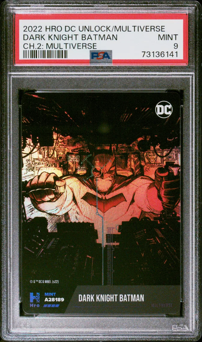 2022 #NA Dark Knight Batman PSA 9 Hro DC Unlock the Multiverse Chapter 2