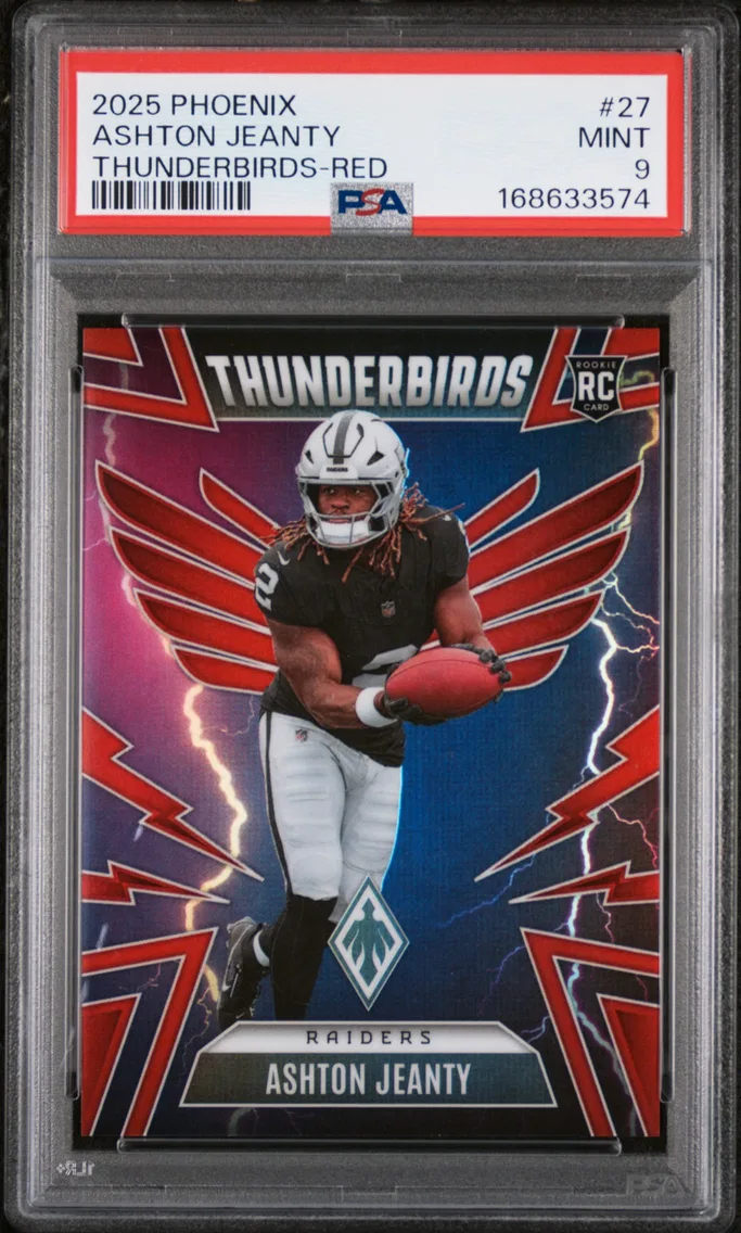 2025 #27 Ashton Jeanty PSA 9 Panini Phoenix Thunderbirds