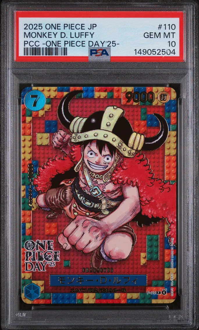 2025 #110 Monkey D. Luffy PSA 10 One Piece Japanese Premium Card Collection -One Piece Day'25-