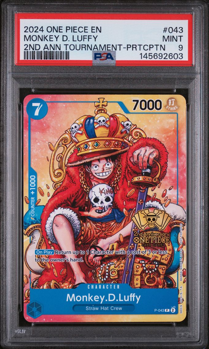 2024 #043 Monkey D. Luffy PSA 9 