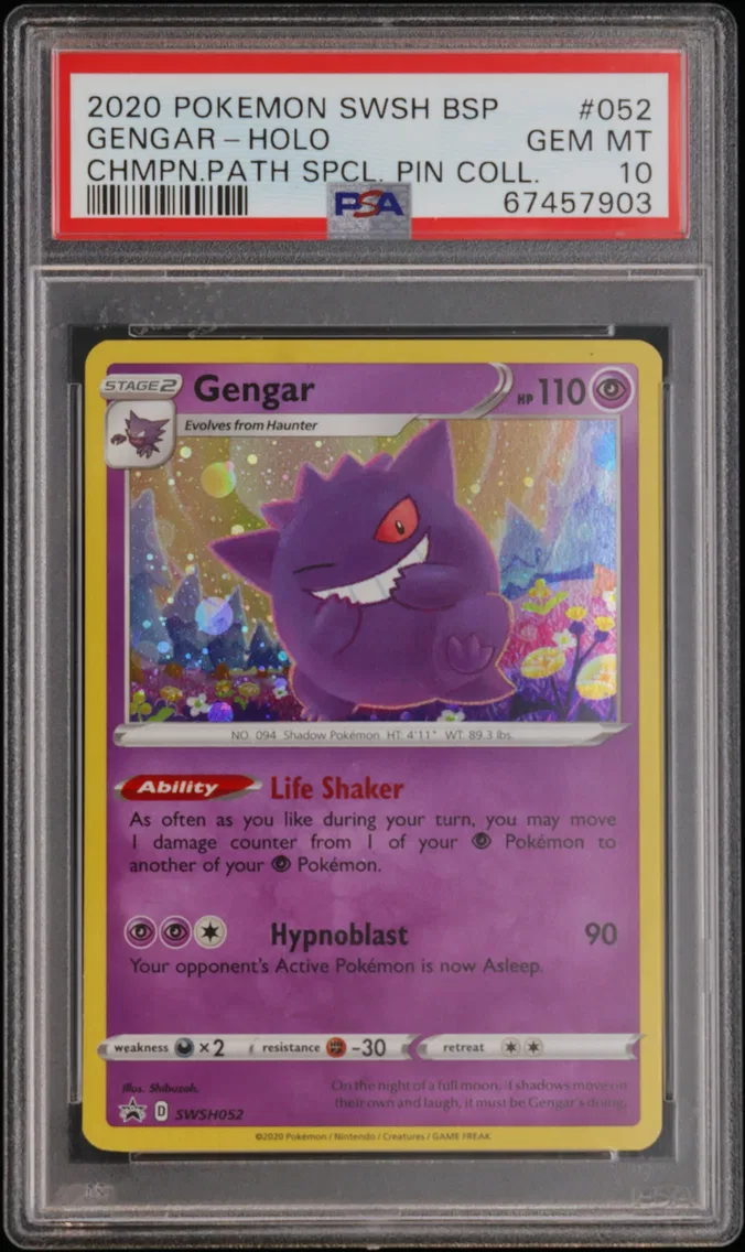2020 #052 Gengar-Holo PSA 10 Sws