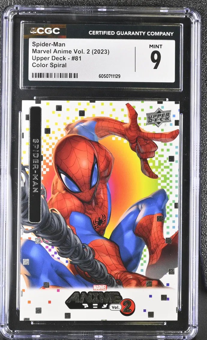 2023 #81 Spider-Man CGC 9 Marvel Anime Vol. 2 (2023 Upper Deck) - English