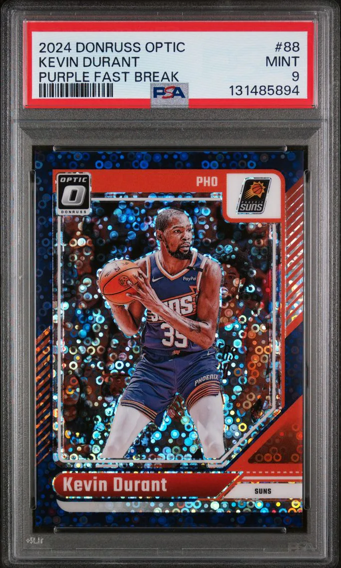 2024 #88 Kevin Durant PSA 9 Panini Donruss Optic