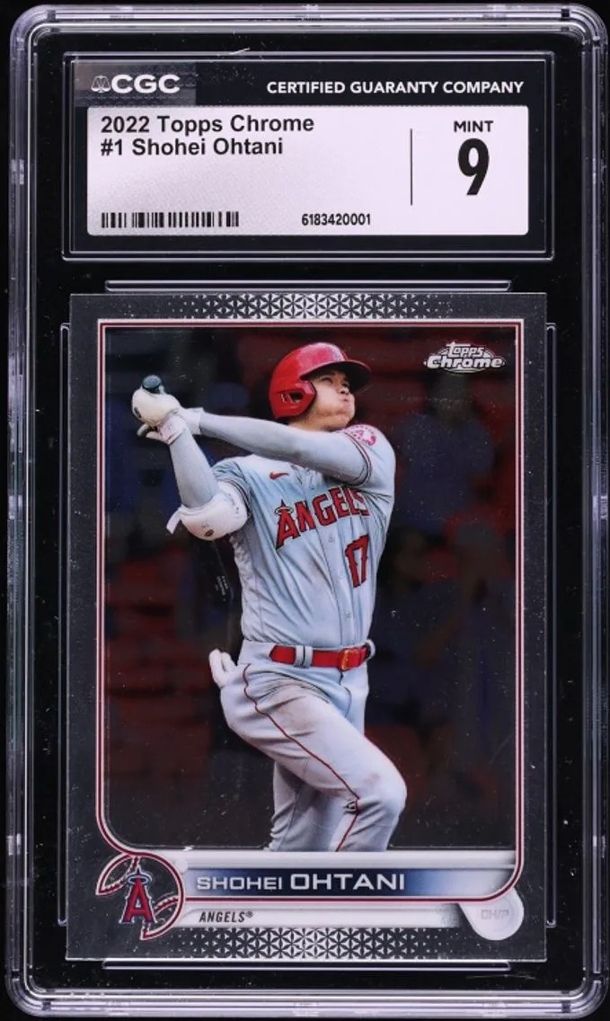 2022 Topps Chrome Shohei Ohtani #1 CGC 9 MINT