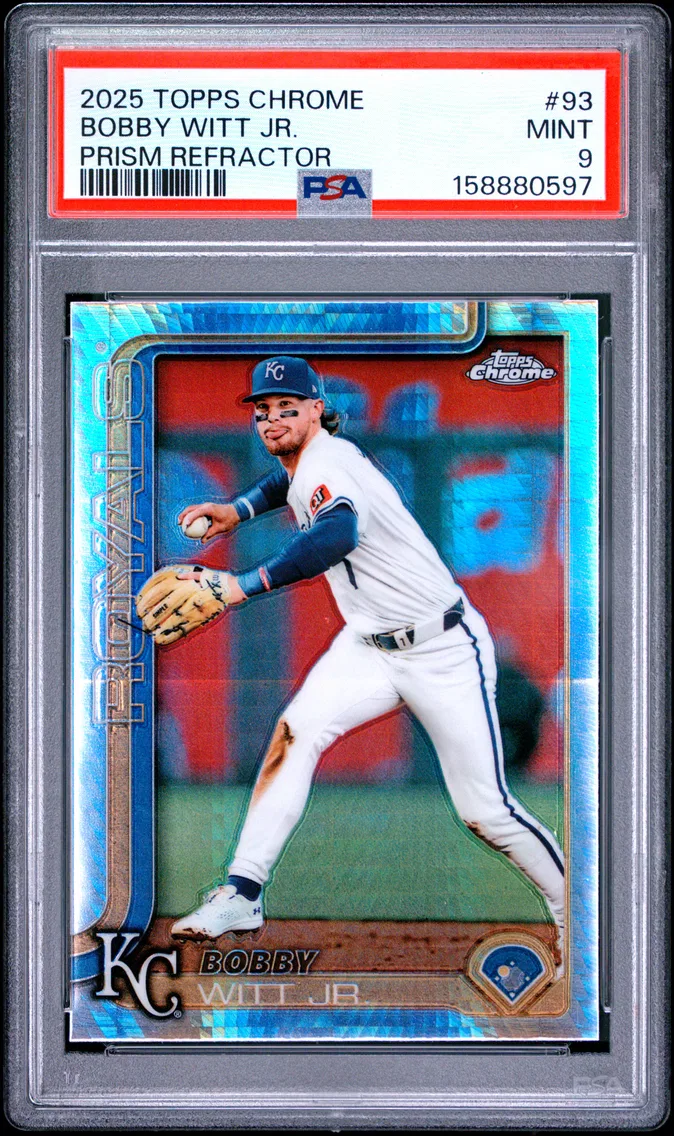 2025 #93 Bobby Witt Jr. PSA 9 Topps Chrome