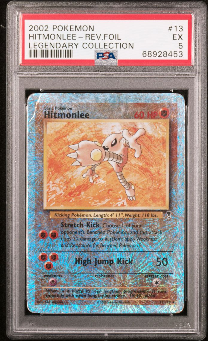 2002 #13 Hitmonlee-Reverse Foil 