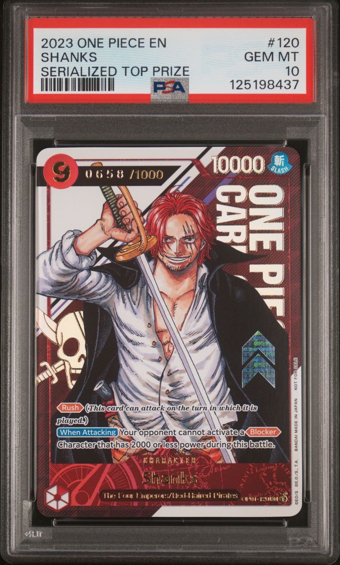 2023 #120 Shanks PSA 10 One Piec