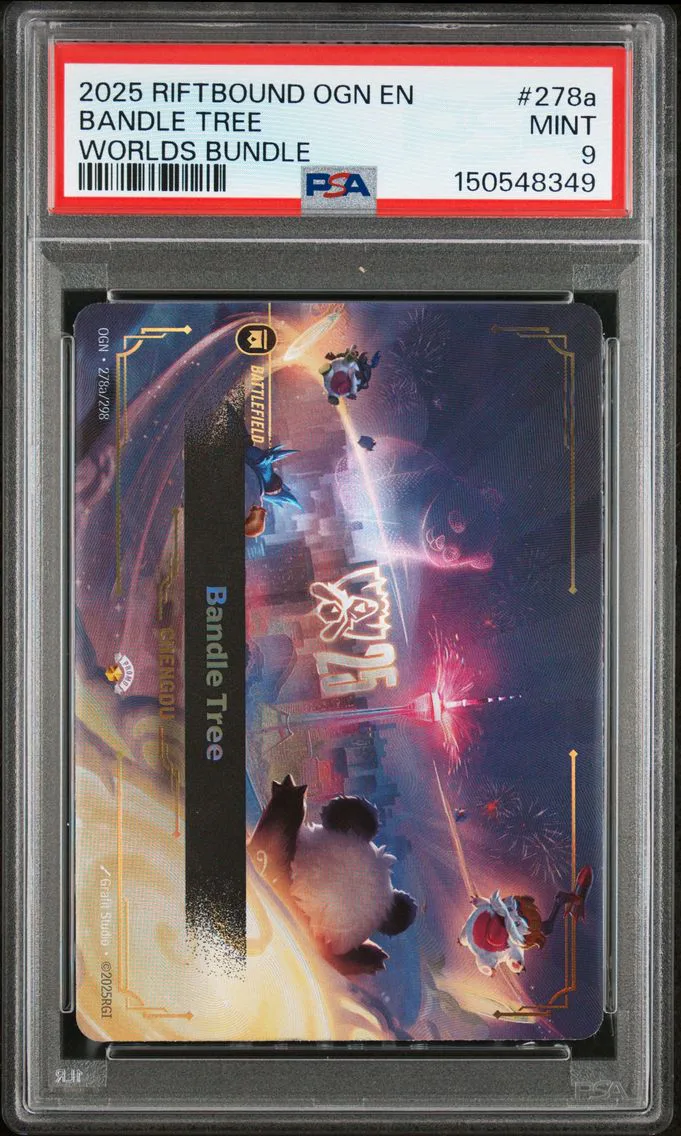 2025 #278a Bandle Tree PSA 9 Riftbound: League of Legends Ogn-Origins