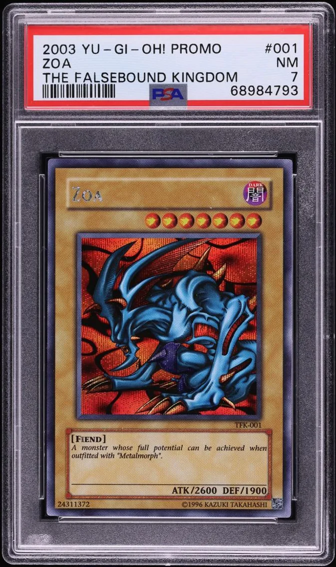 2003 #TFK-001 Zoa PSA 7 Yu-Gi-Oh! The Falsebound Kingdom Promo