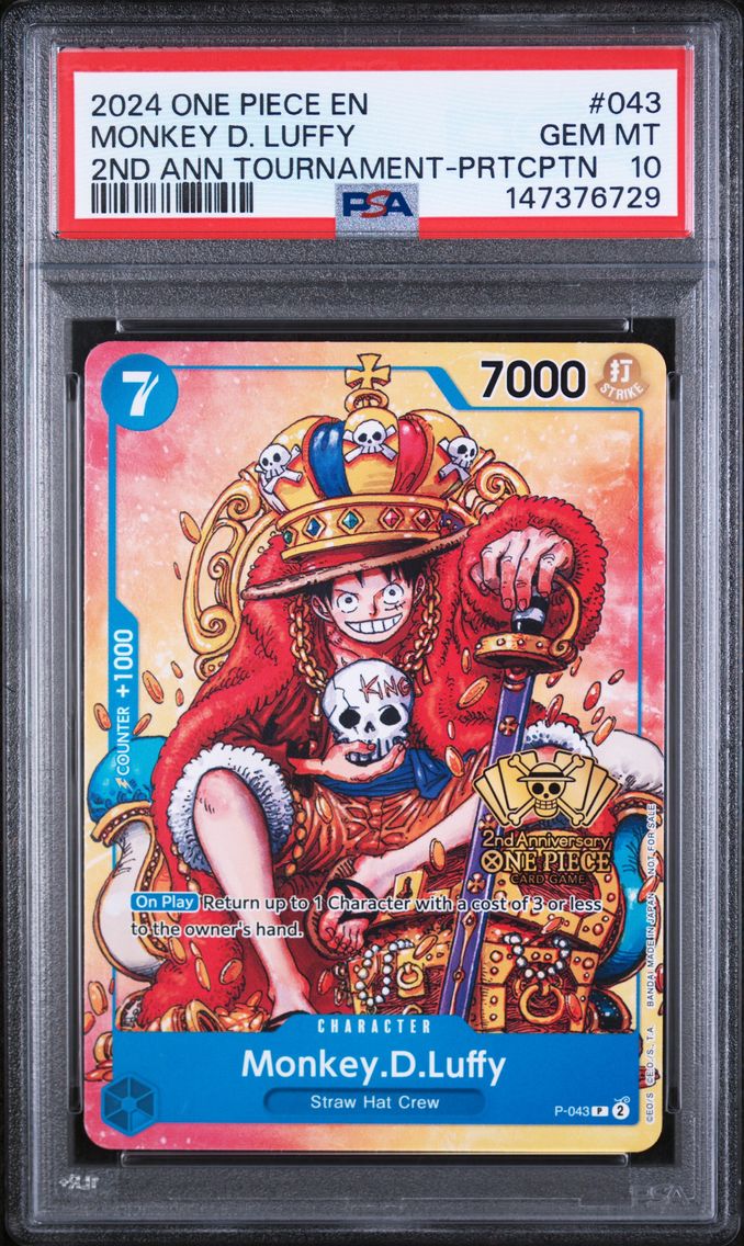 2024 #043 Monkey D. Luffy PSA 10