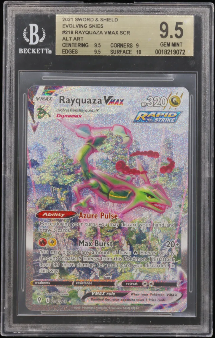 2021 #218 Rayquaza VMAX ALT ART 