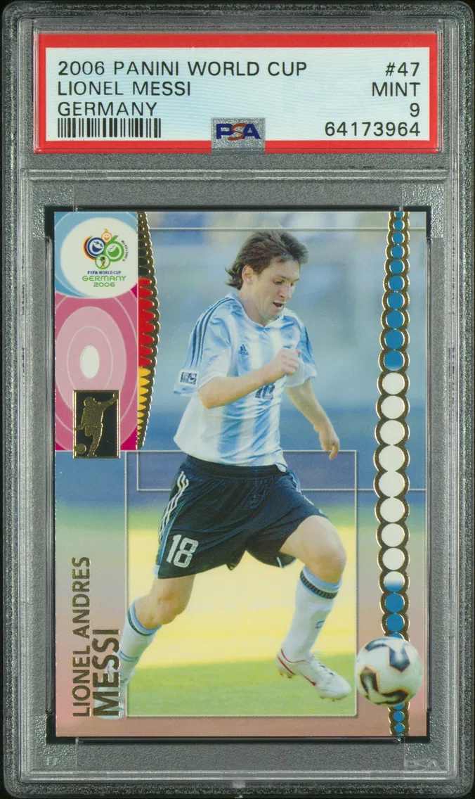2006 #47 Lionel Messi PSA 9 Pani