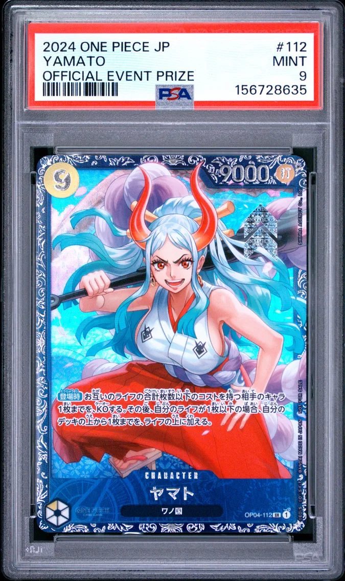 2024 #112 YAMATO PSA 9 One Piece Japanese Promos