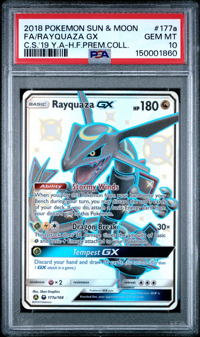 2018 #177a Full Art/Rayquaza GX
