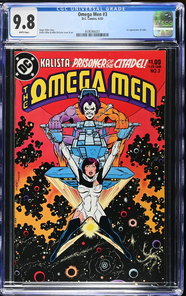 1983 Omega Men #3 CGC 9.8 DC Comics