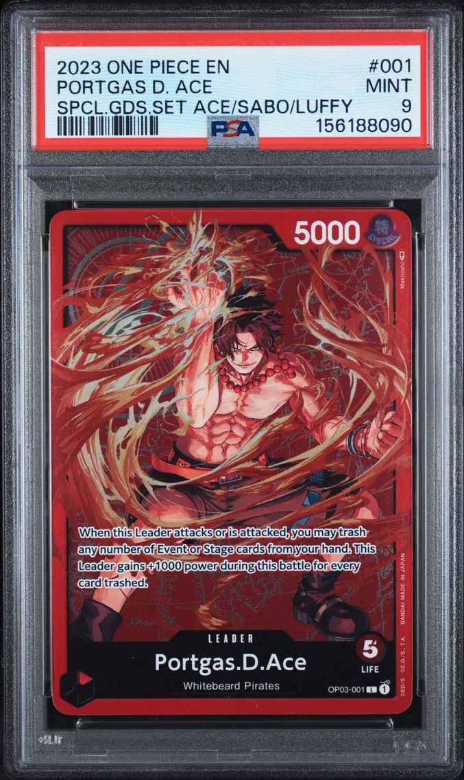 2023 #001 Portgas D. Ace PSA 9 One Piece Promos