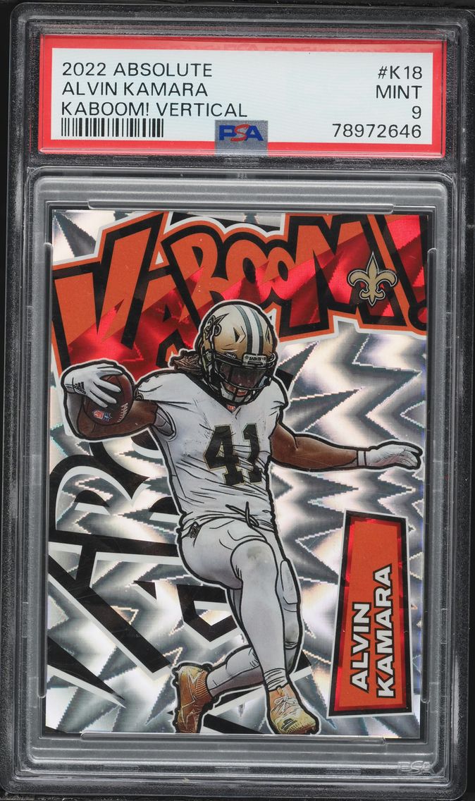 2022 #K18 Alvin Kamara PSA 9 Pan