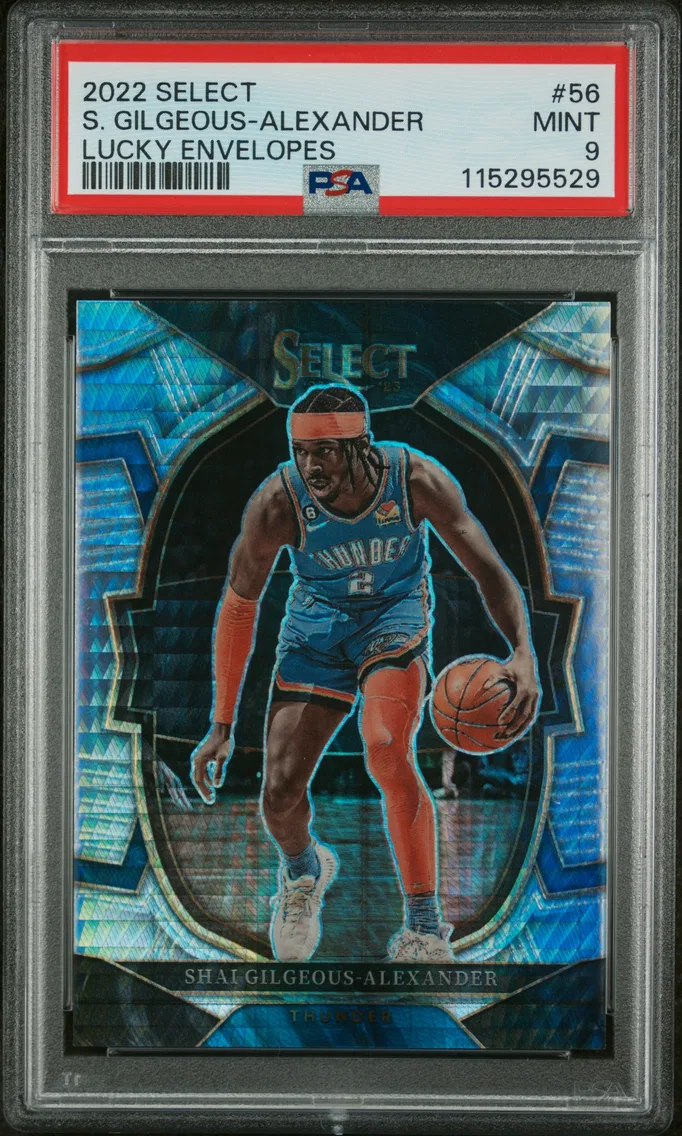 2022 #56 Shai Gilgeous-Alexander PSA 9 Panini Select