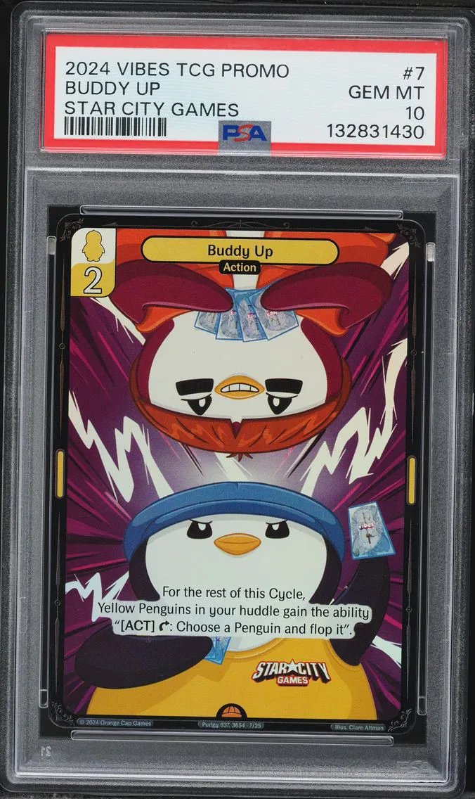 2024 #7 Buddy Up PSA 10 Vibes TCG Promos Collectible Card Games