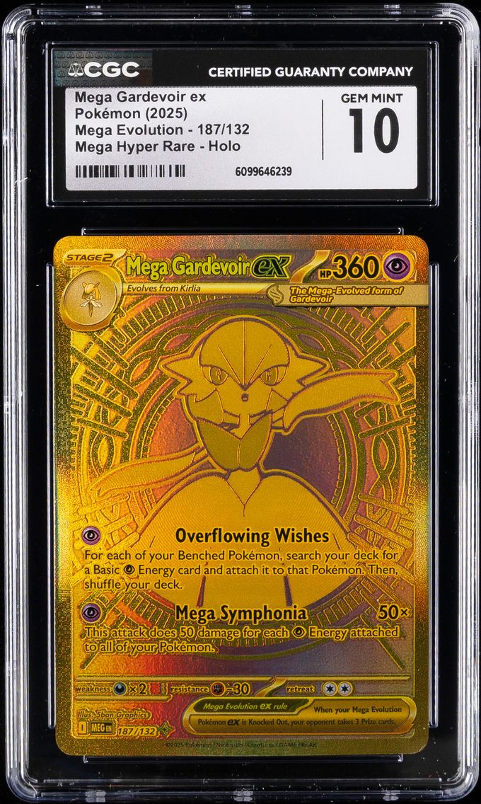 2025 \#187 Mega Gardevoir ex CGC 