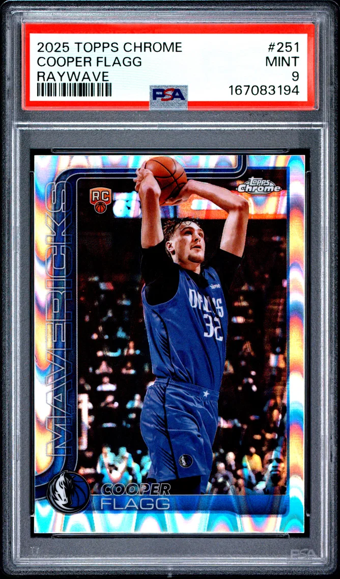 2025 #251 Cooper Flagg PSA 9 Top