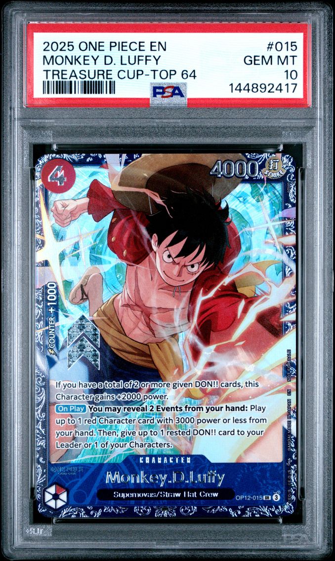 2025 #015 Monkey D. Luffy PSA 10