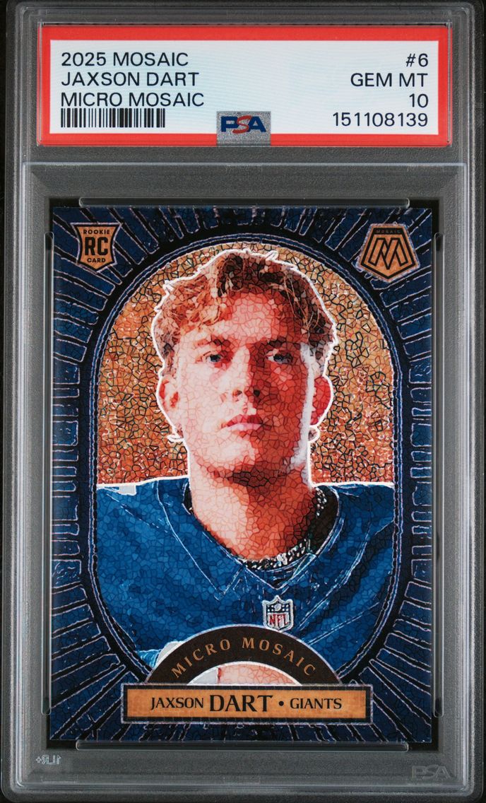 2025 #6 Jaxson Dart PSA 10 Panin