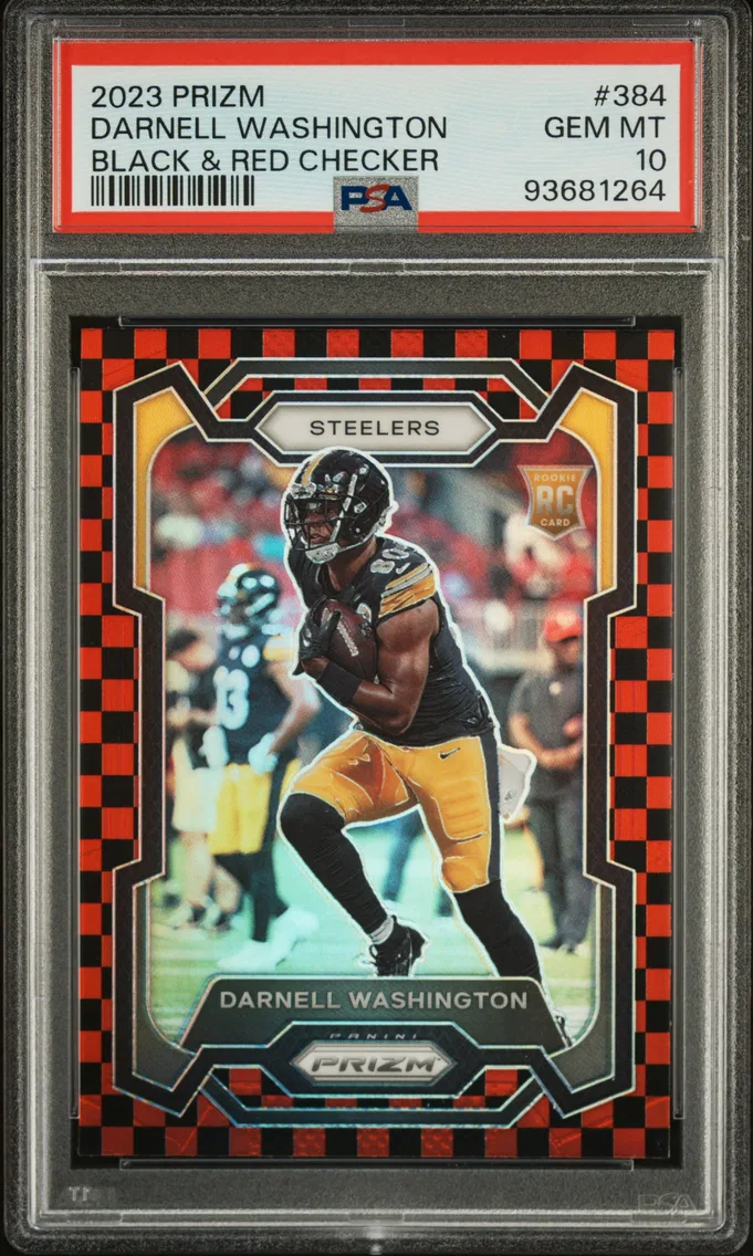 2023 #384 Darnell Washington PSA 10 Panini Prizm
