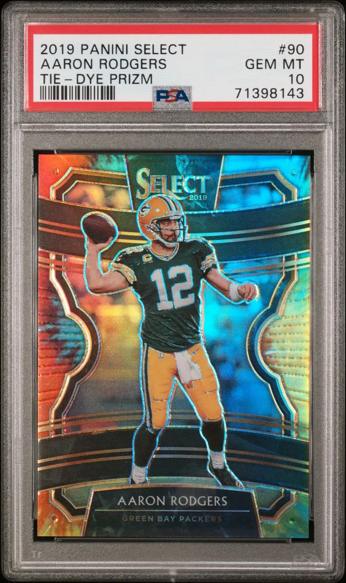 2019 #90 AARON RODGERS PSA 10 Panini Select