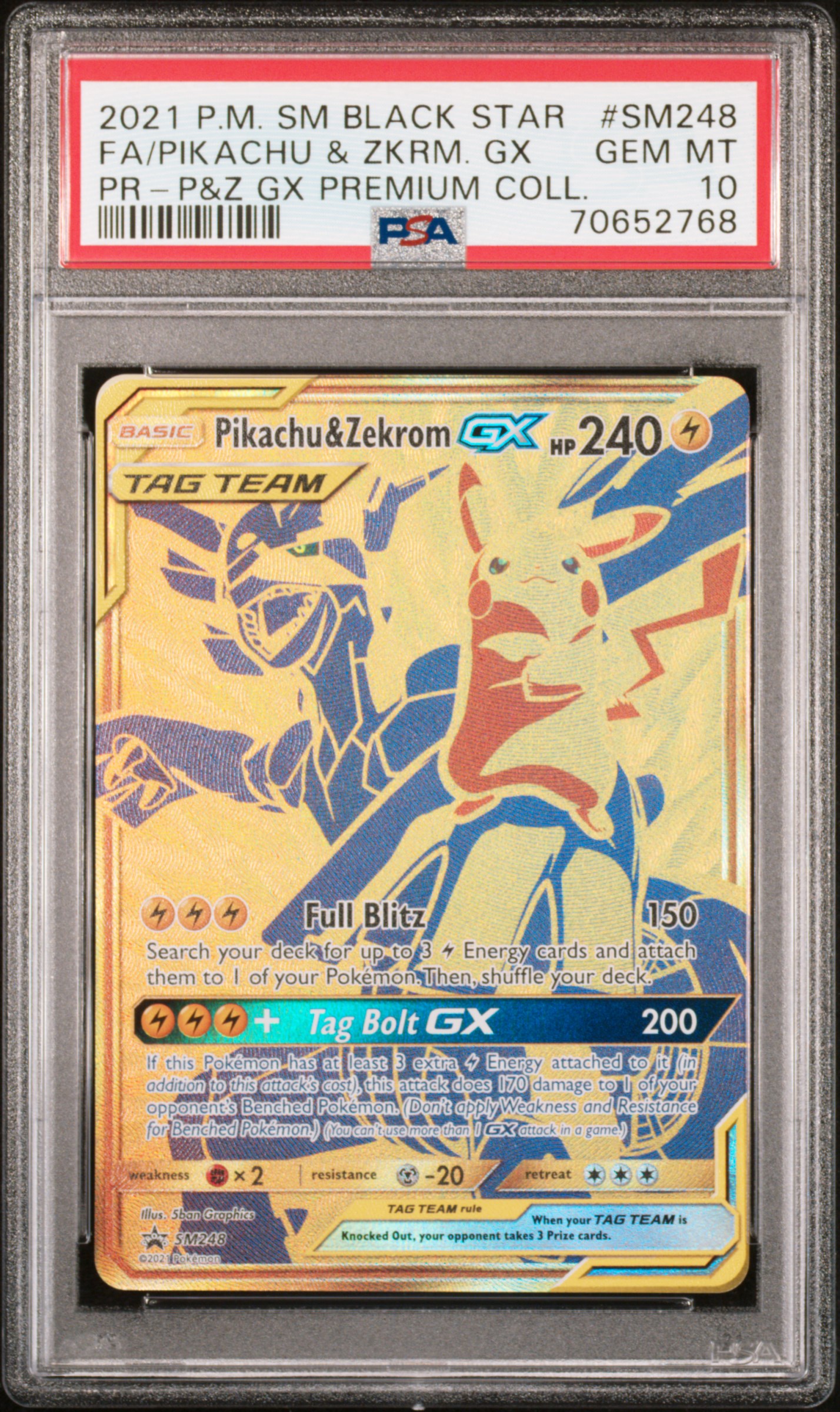 Full Art/Pikachu & Zekrom GX
