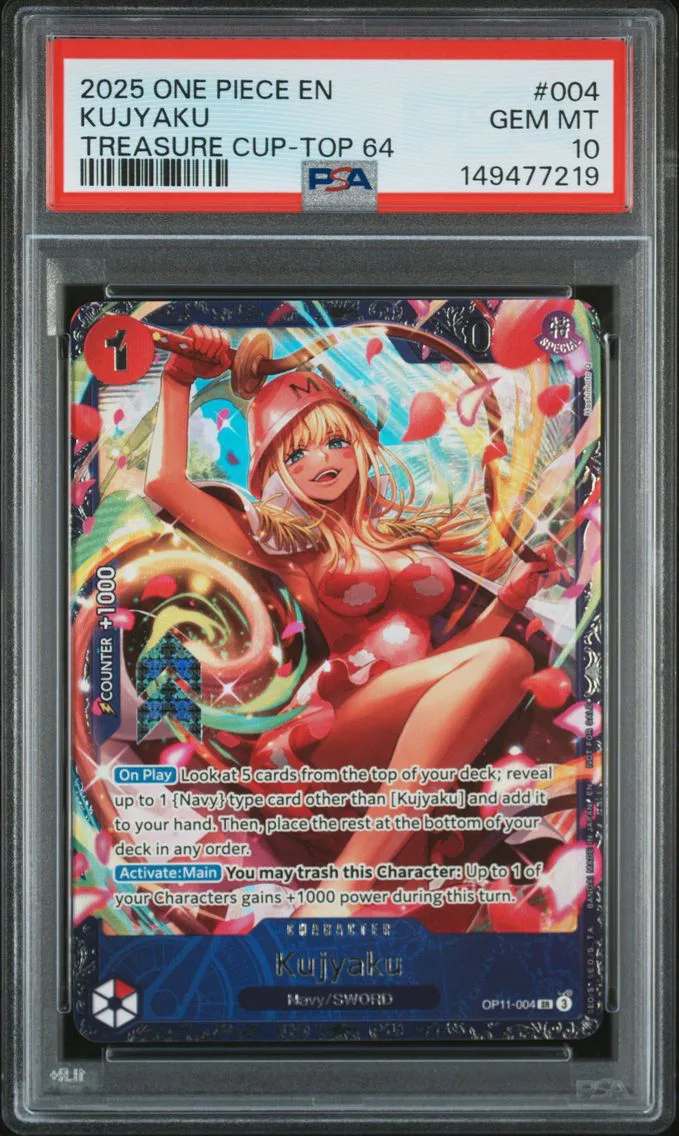2025 #004 Kujyaku PSA 10 Promos One Piece