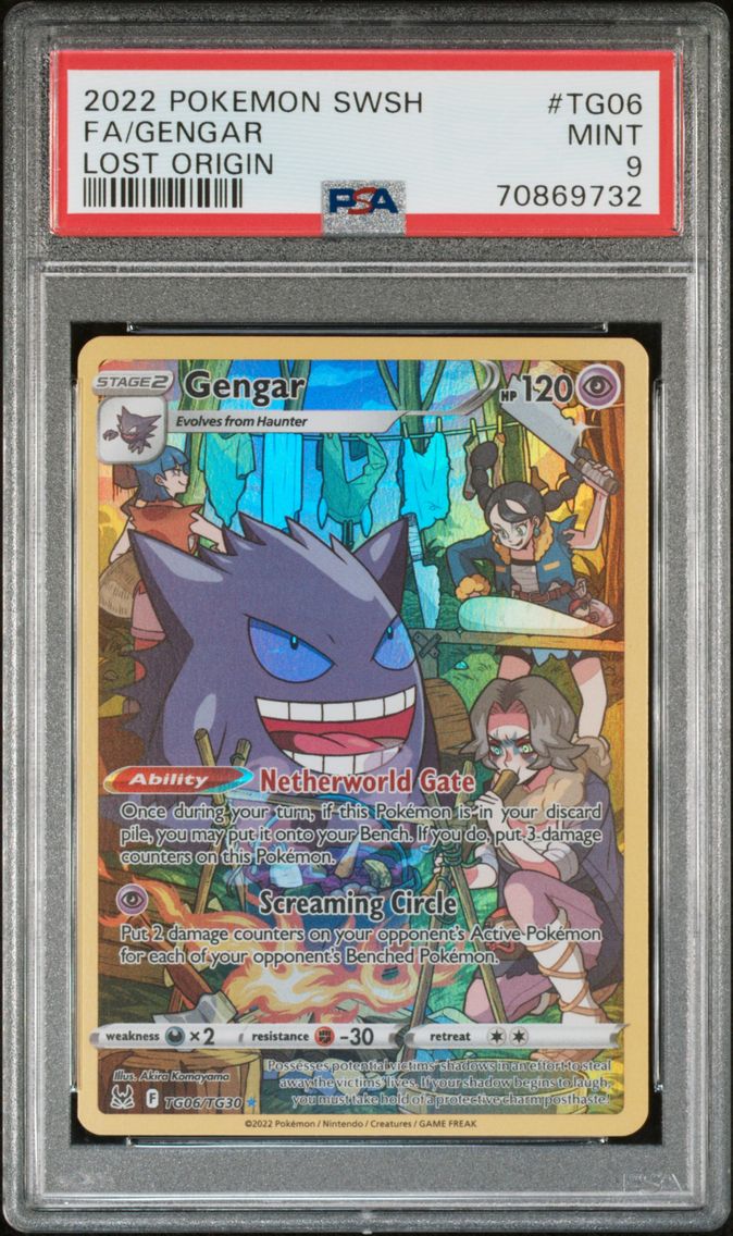 2022 #TG06 Full Art/Gengar PSA 9 Sword & Shield Lost Origin